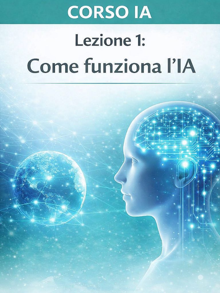 Corso IA — Lezione 1: come funziona la IA