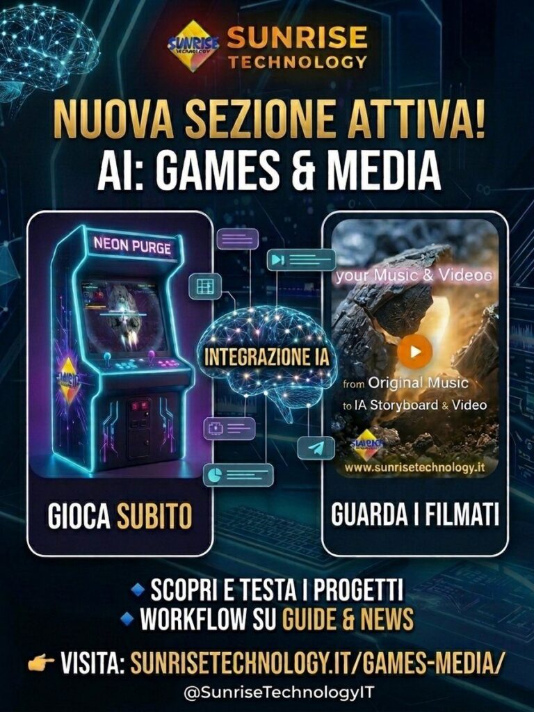 Online la nuova sezione “GAMES & MEDIA”: i progetti tra IA, Giochi e Multimedia